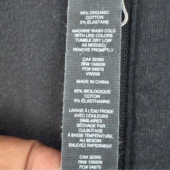 Vuori Laguna Zip Hoodie | Charcoal Size Small - Picture 7 of 8